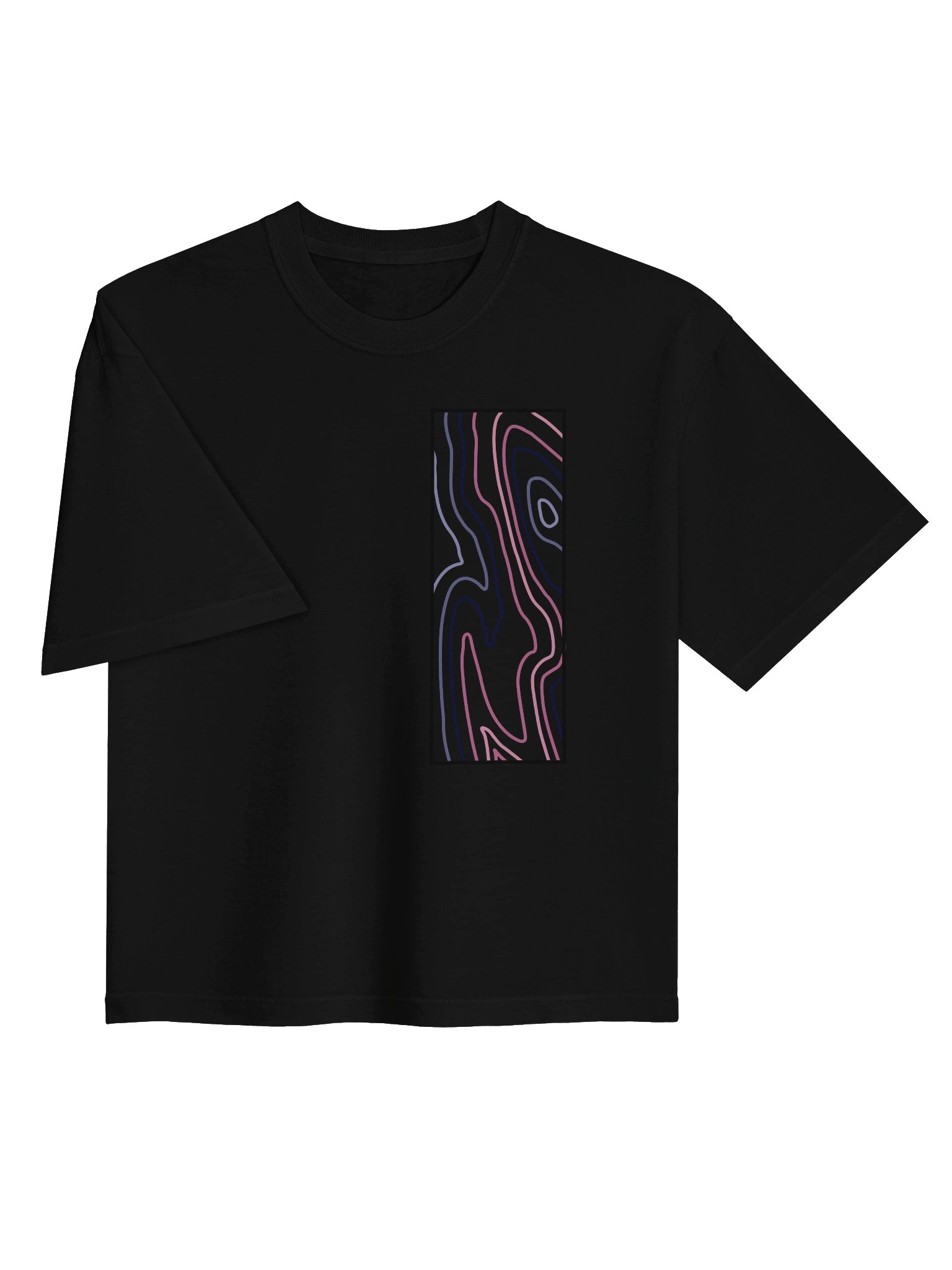 Omni topo map boxy tee Vertical product image (3)