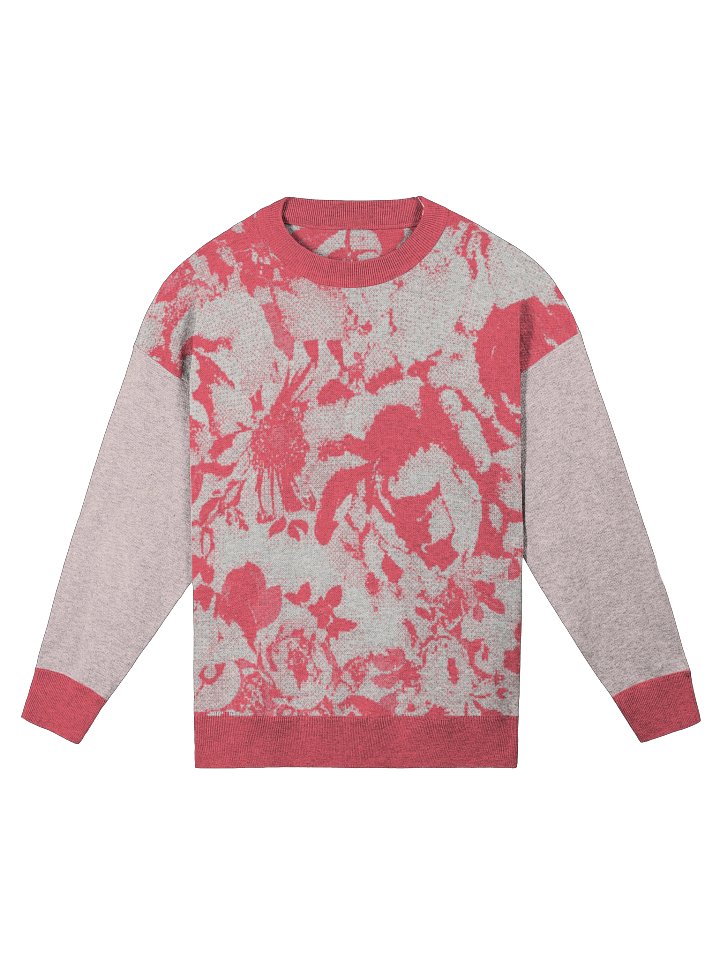 Floral Bliss Relaxed Knit Sweater product image (3)