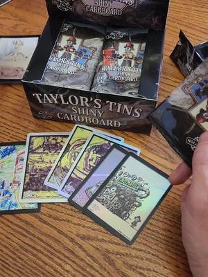 Ripping a pack the kids chose.  never had this happen before. #taylorstins #shineycardboard  #socialfd 