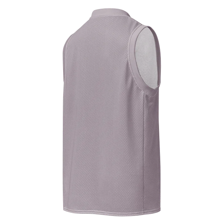 Minimal Gray-Purple All-Over Print Basketball Jersey product image (2)