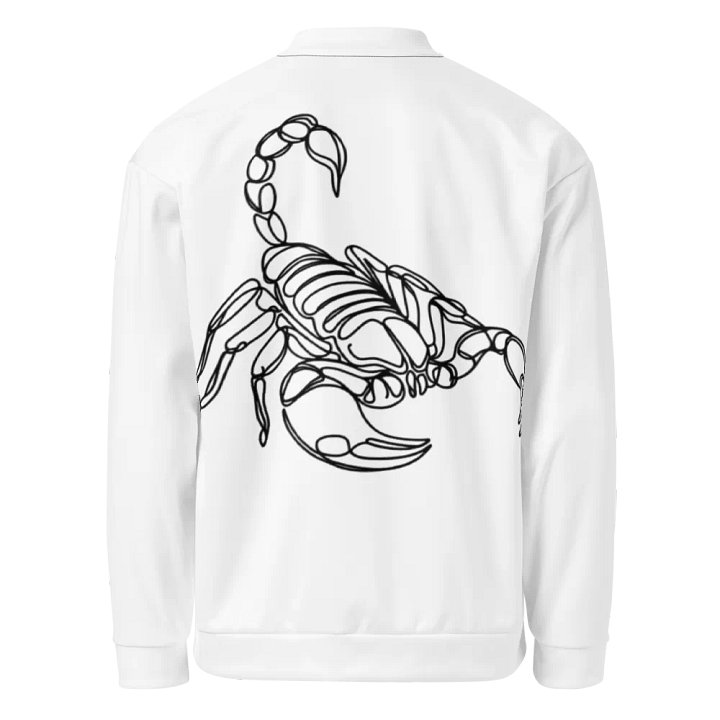 Scorpion Line Art Design All-Over Print Bomber Jacket product image (1)