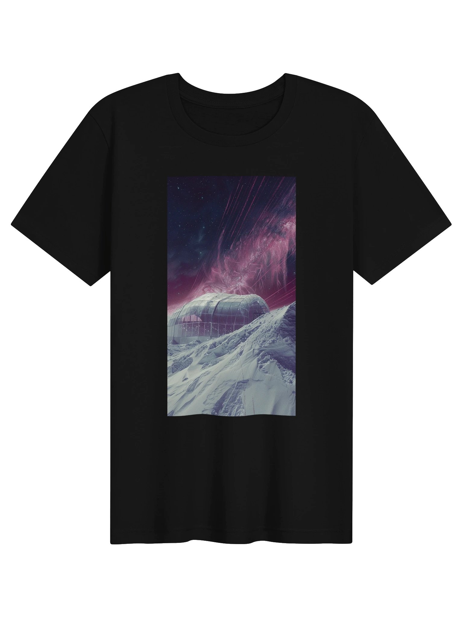 Muted Blue Greenhouse Module T-shirt product image (1)