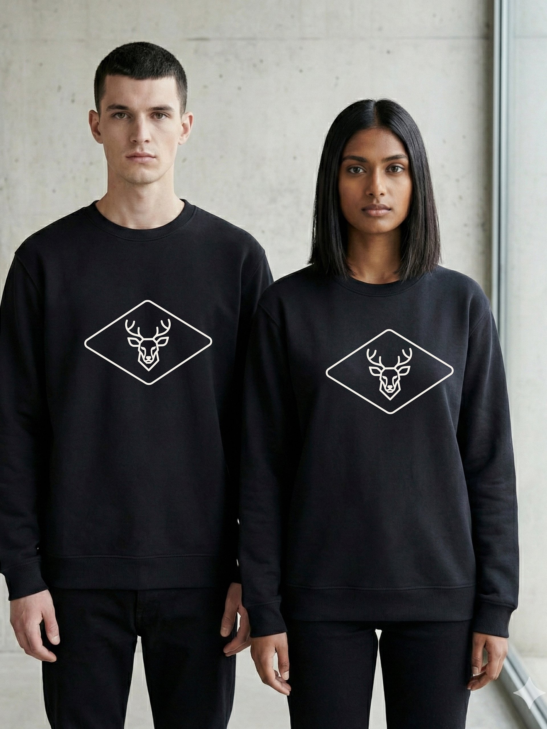 Deer Icon Sweatshirt — Grounded Essential product image (4)