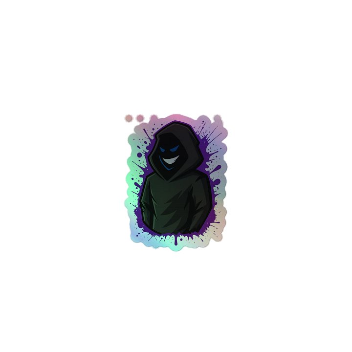 Holographic splash art sticker product image (1)