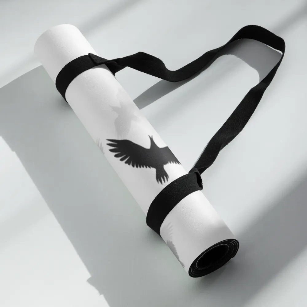 Premium Yoga Featuring Black Birds and Shadows Motif product image (7)