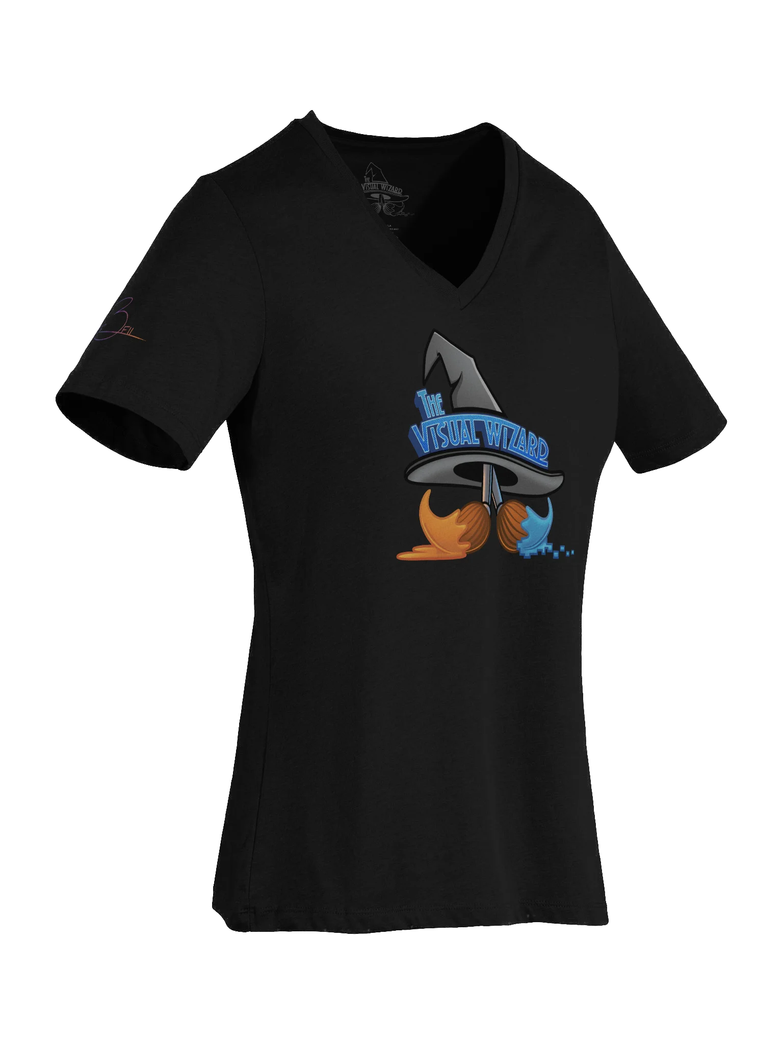 The Viz Wiz Logo (Full Color) Signature Series Women's V-Neck product image (49)