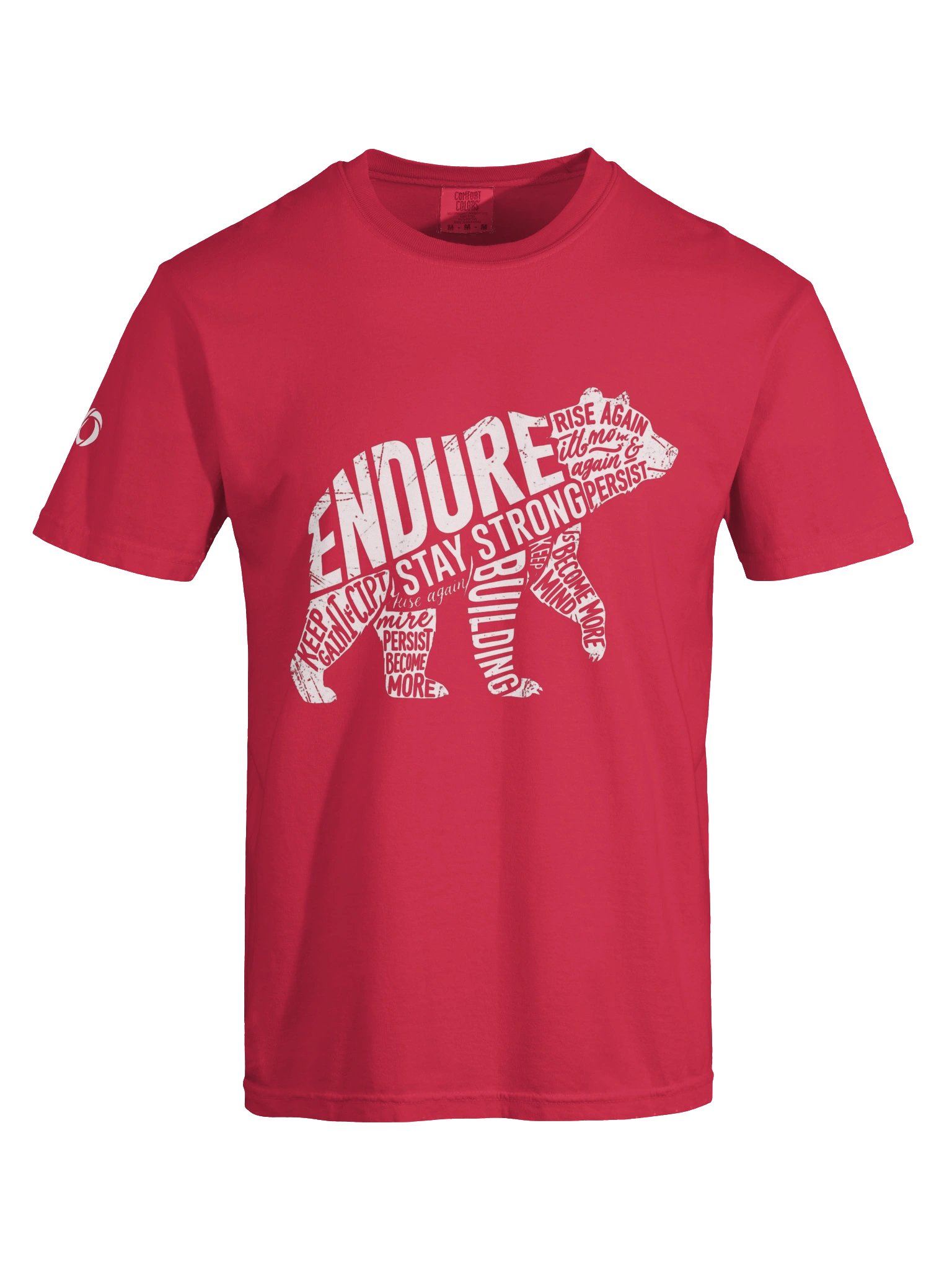 Endure Strength Typography Graphic Tee product image (12)