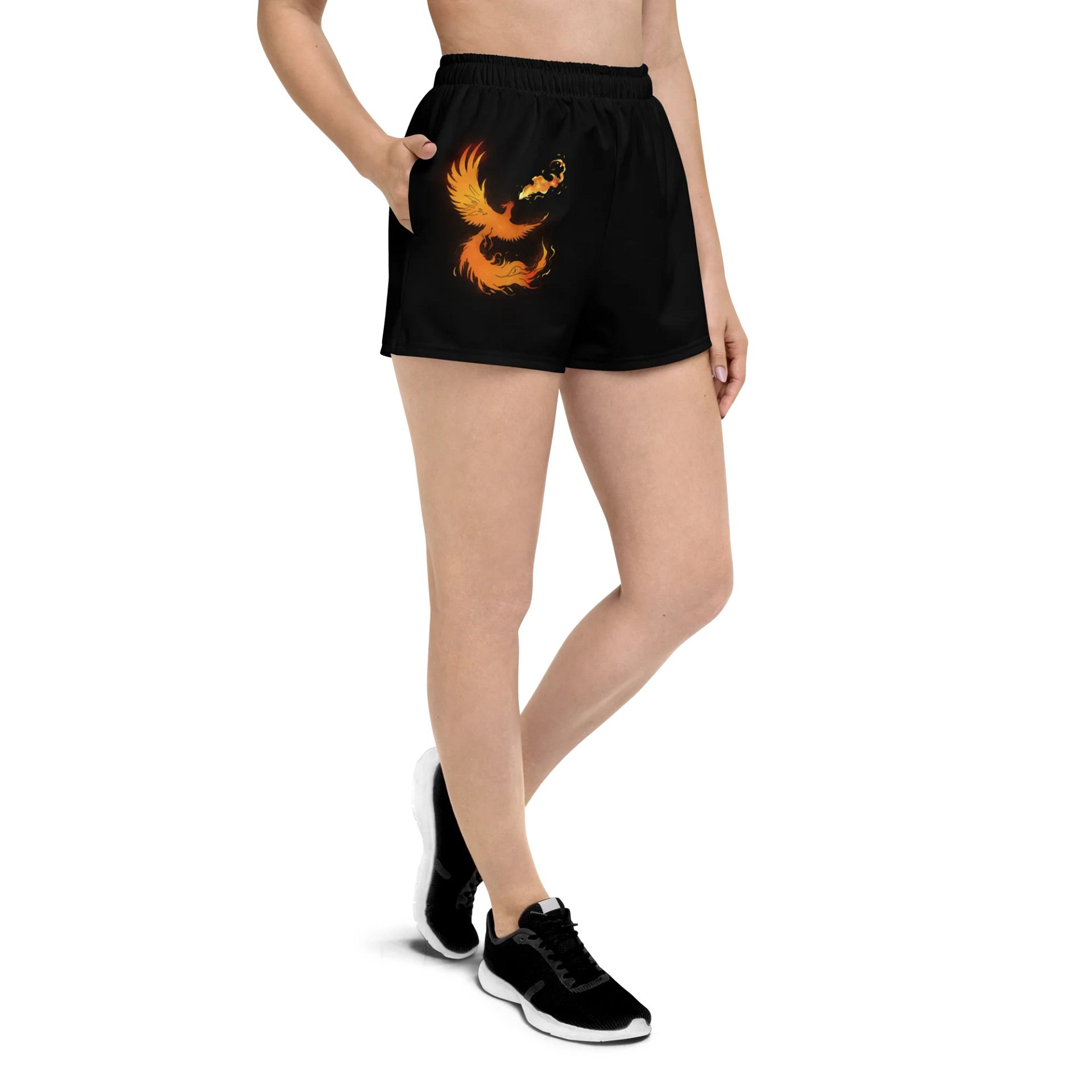 BurningPho3nix Athletic Shorts product image (3)