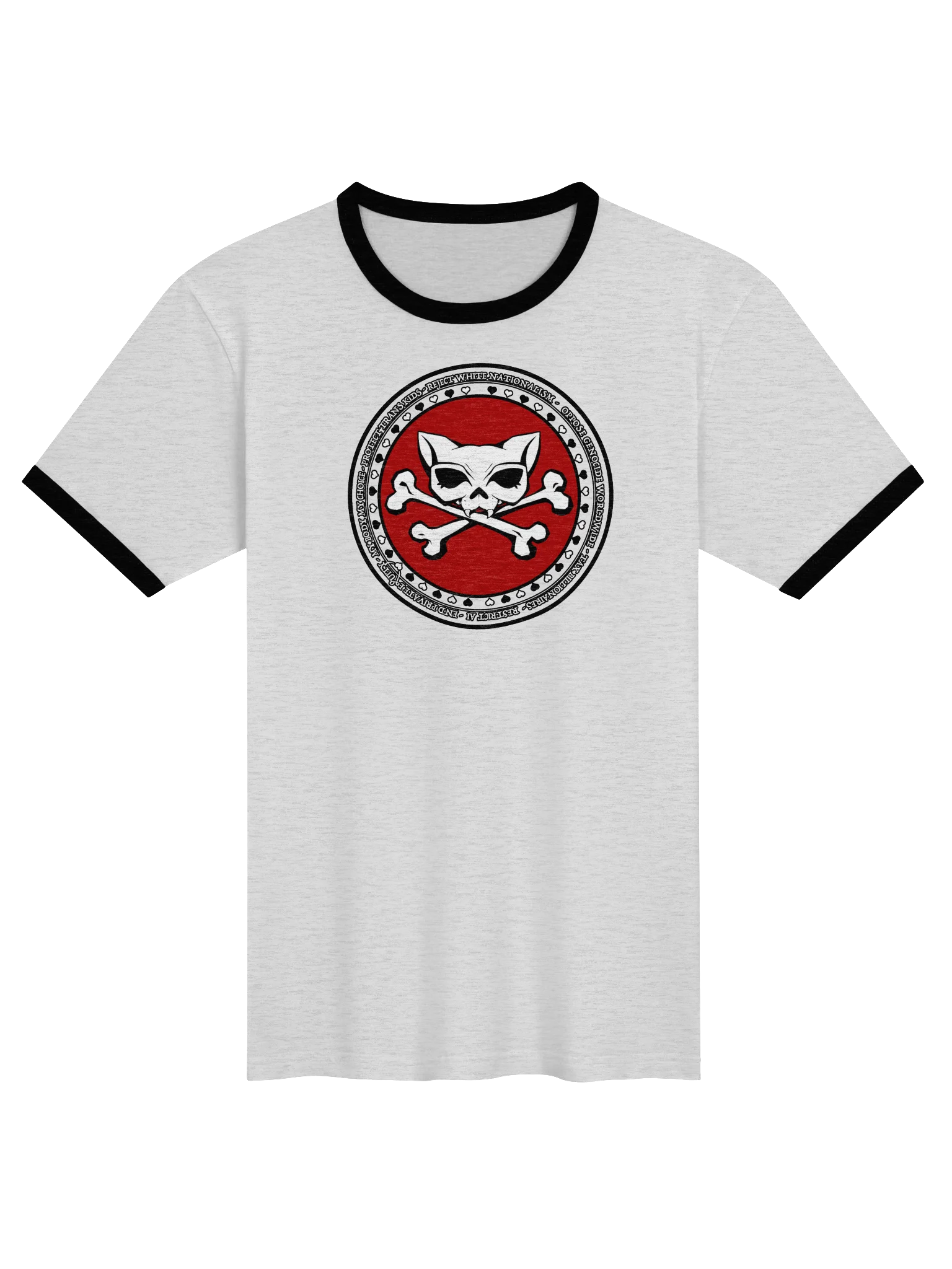 My Politics White Unisex Ringer Tee product image (1)