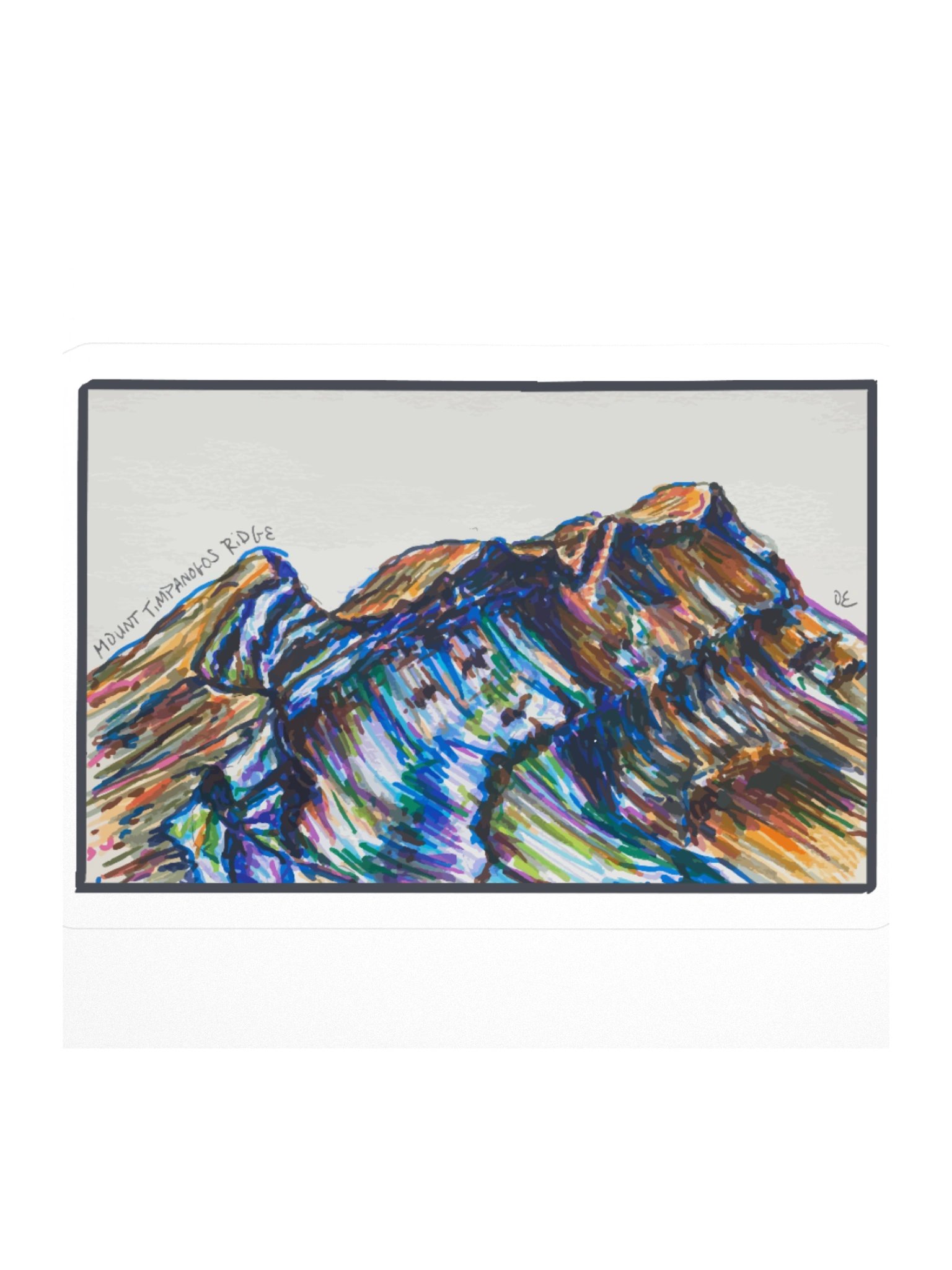Timpanogos Ridge Sticker product image (1)