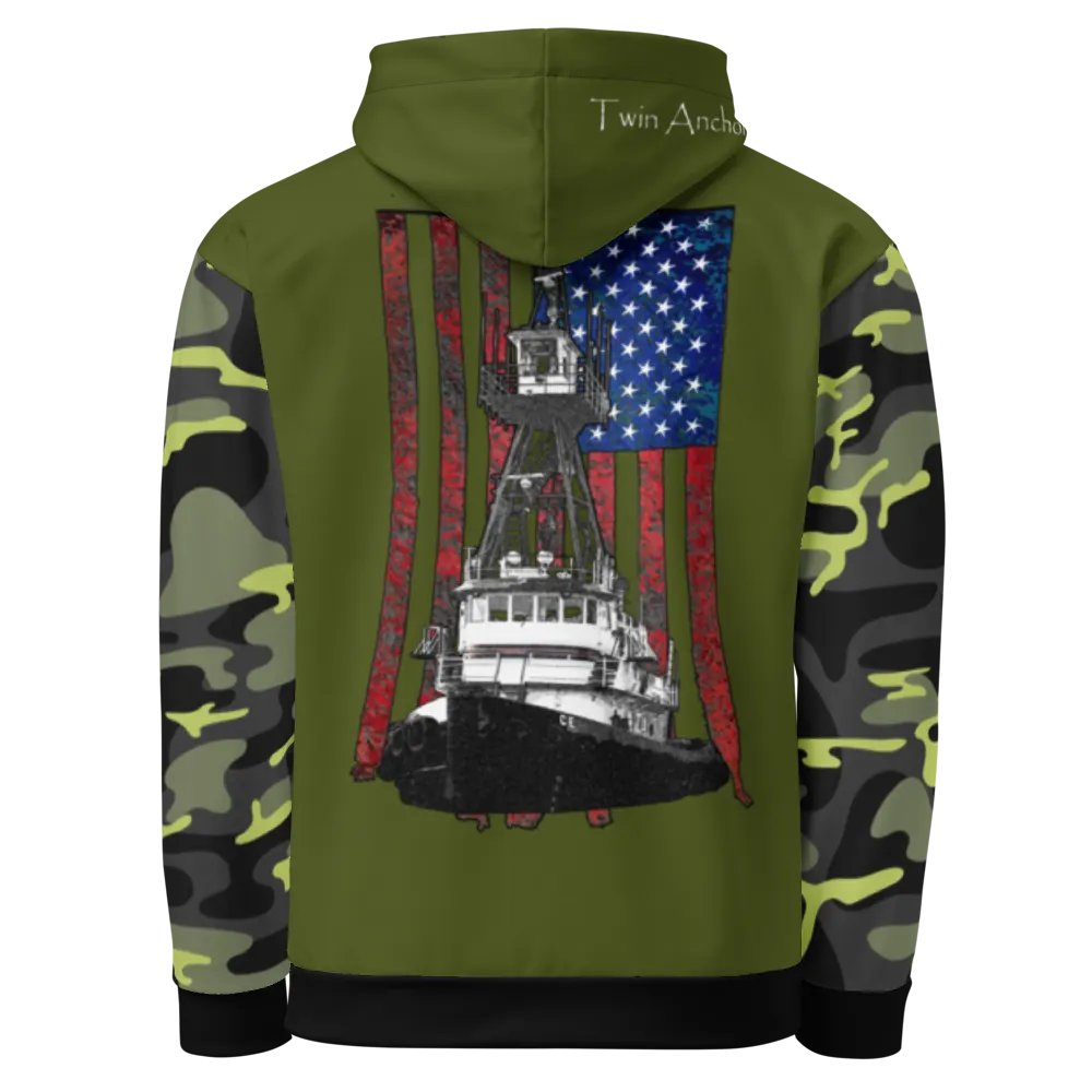 AF & Tug CE (Camouflage & Green) – Performance Marine Wear | Twin Anchor Apparel North Current Line product image (5)