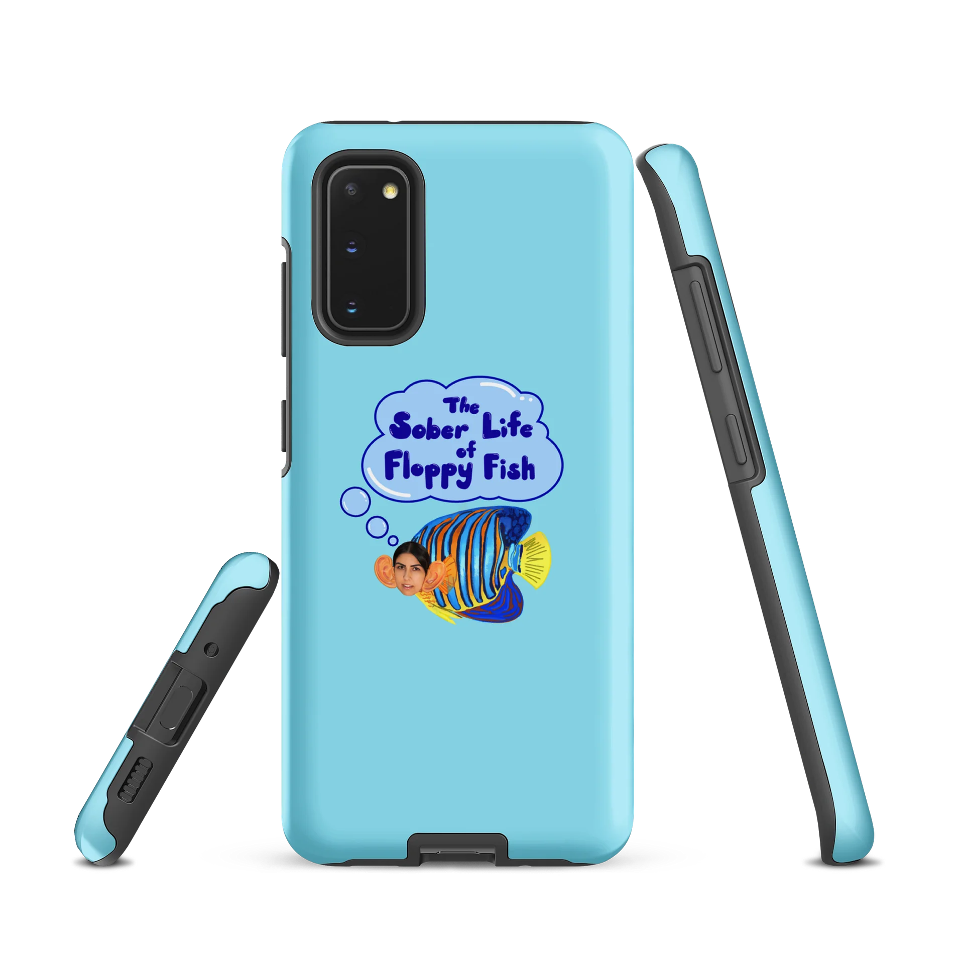 Sober Floppy Fish Phone Case product image (1)