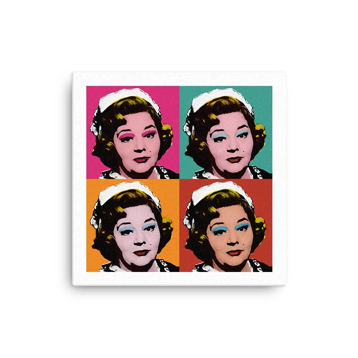 Hattie Jacques pop-art canvas print (limited edition) product image (1)