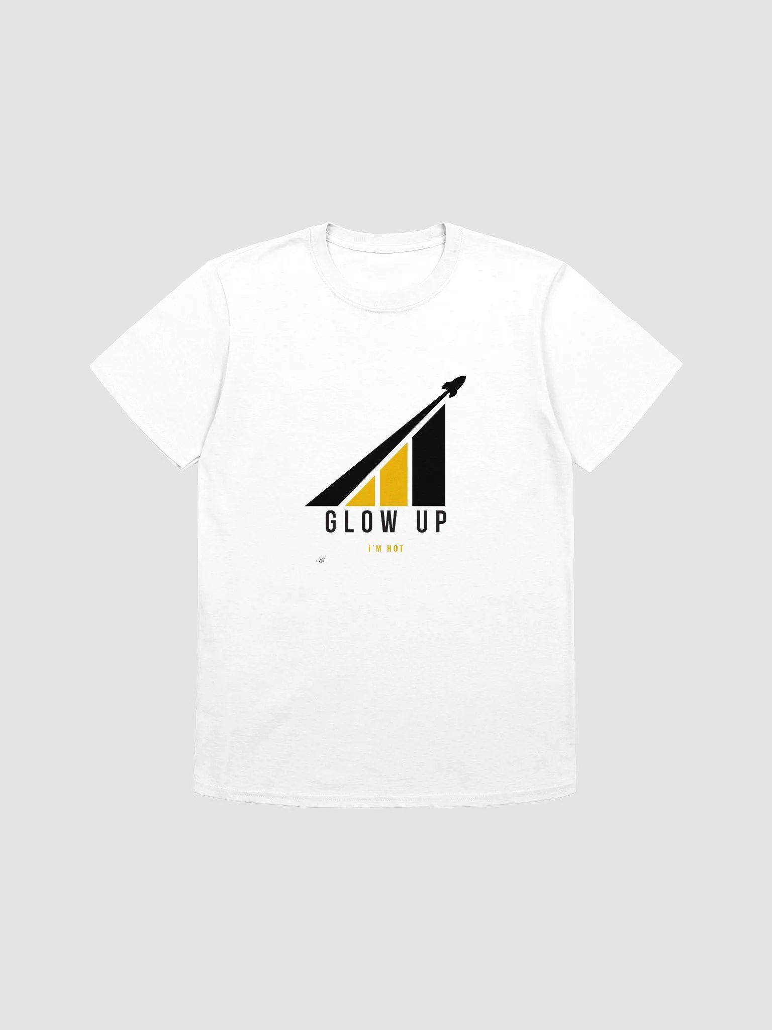 Glow Up I’m Hot Graphic Tee – Minimalist, Bold, and Confidence-Boosting Statement Shirt product image (5)