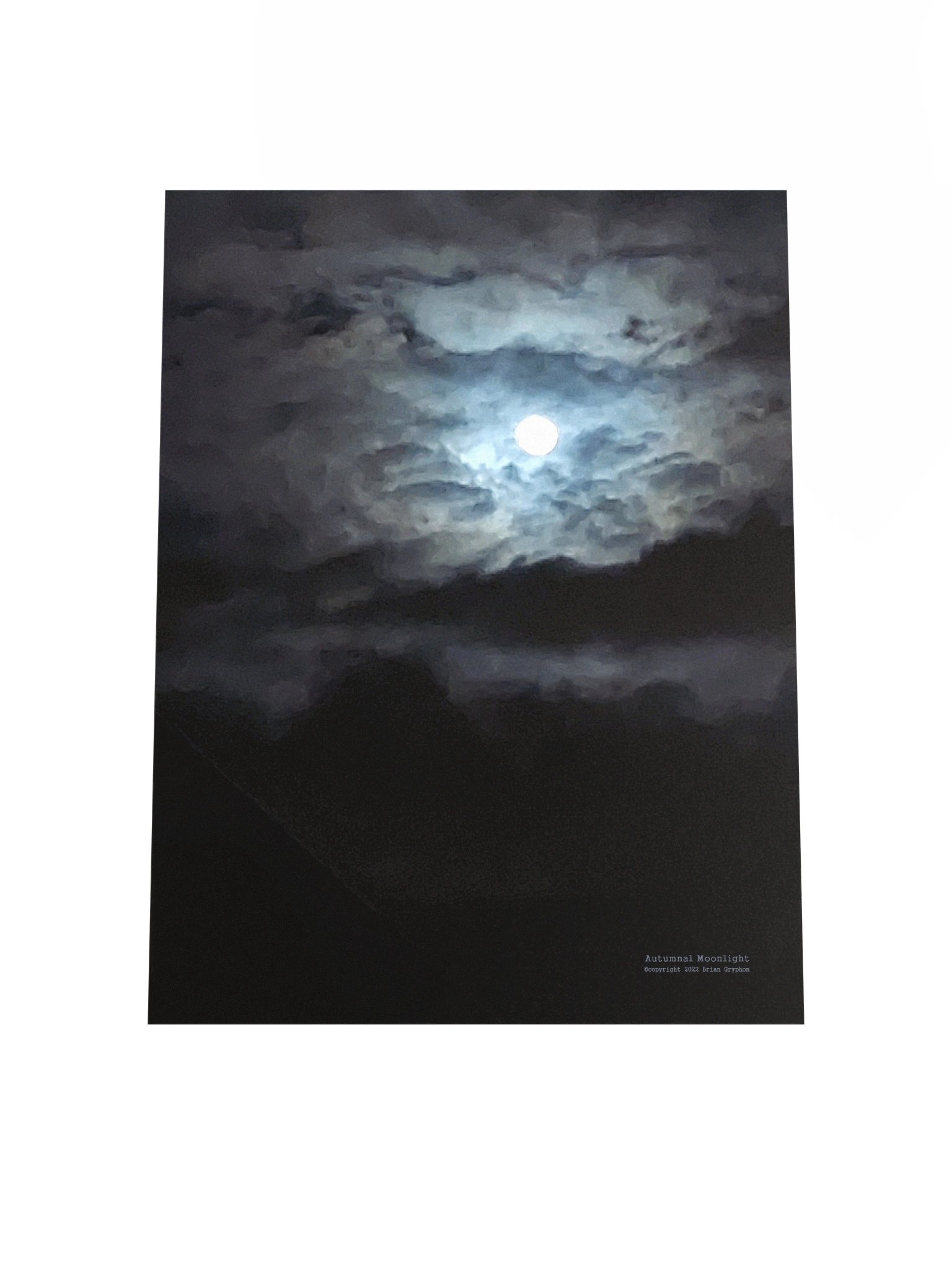 Autumnal Moonlight Poster product image (4)