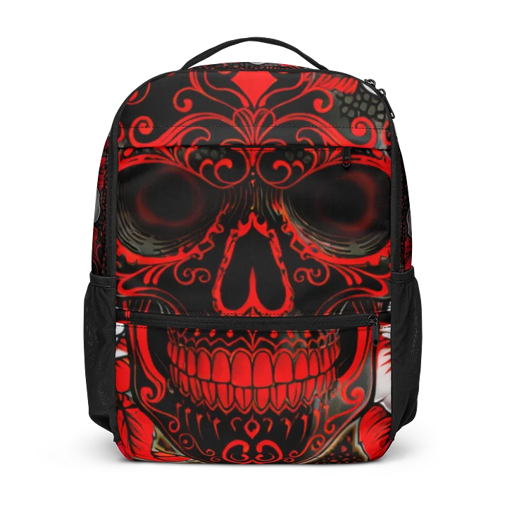 Crimson Calavera Backpack product image (1)