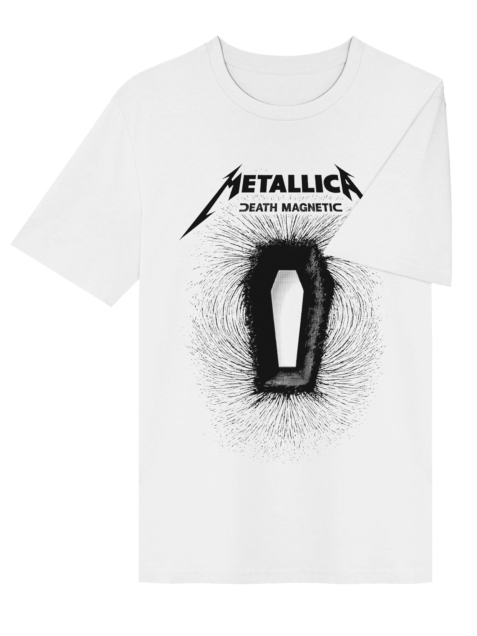 "Metallica Death Magnetic" Organic Graphic Tee – Premium Heavy Metal Band Merchandise product image (4)