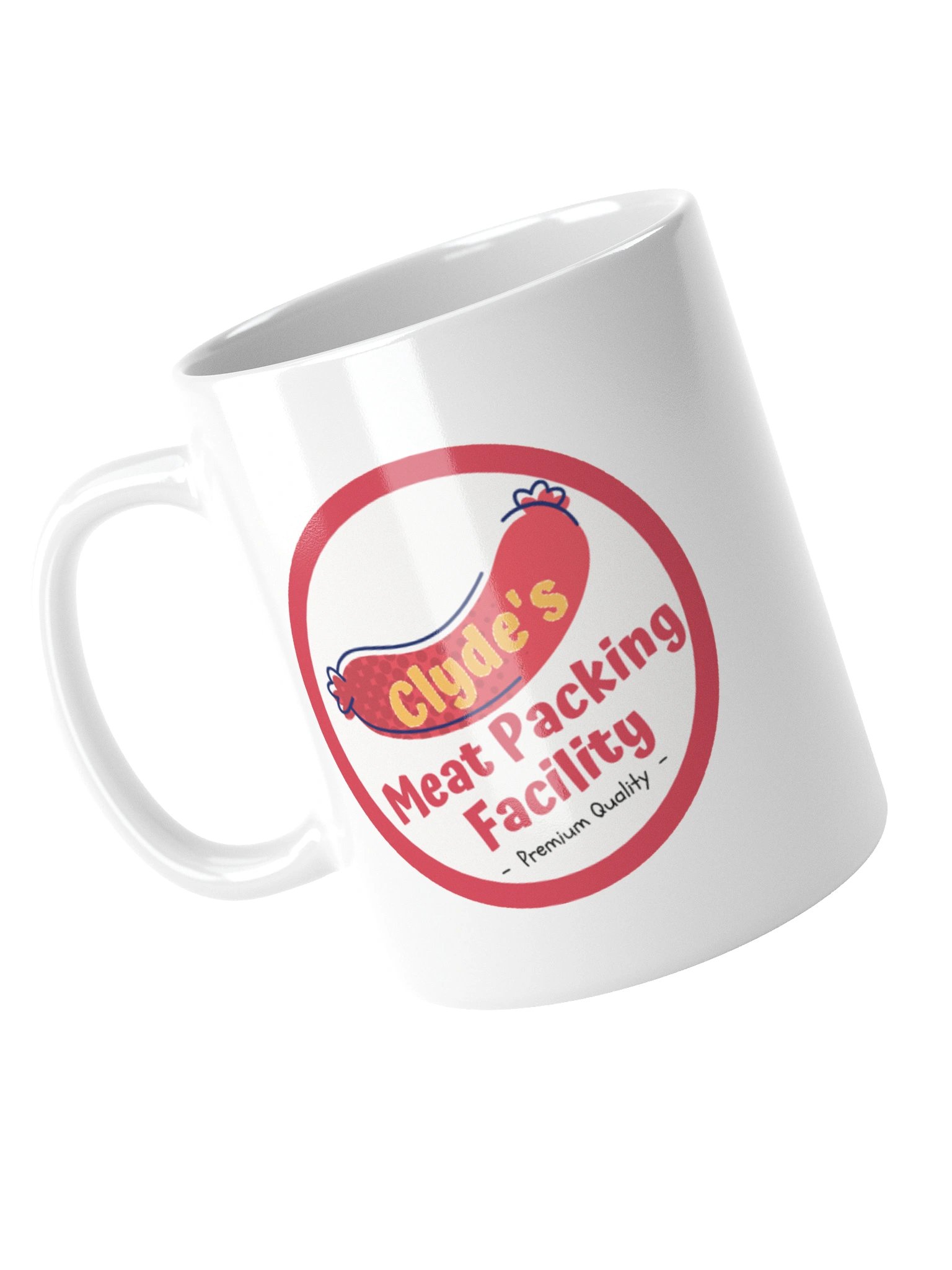 Clyde's meat packing facilty | White Glossy Mug by Mugz product image (4)
