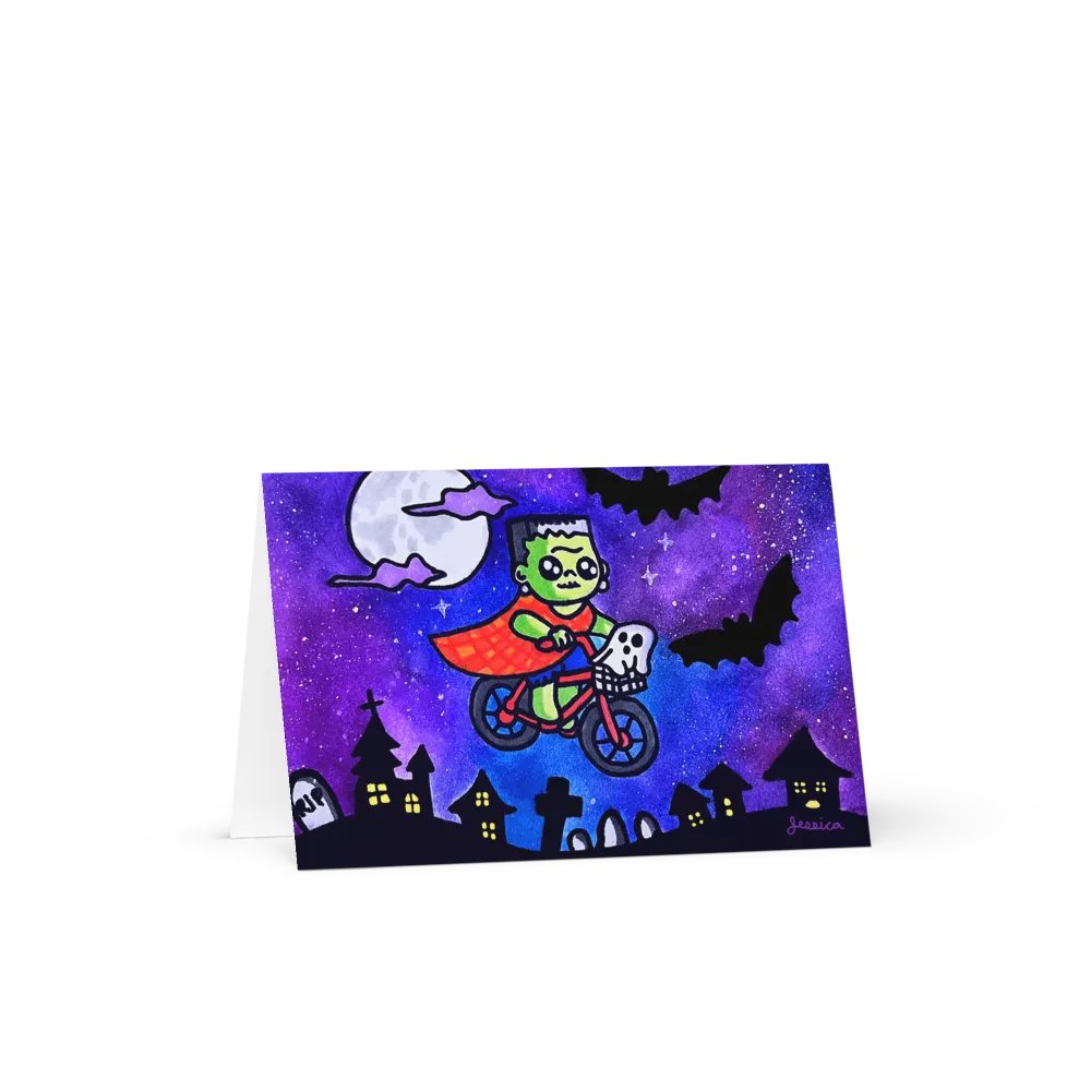 Moonlight Ride Greeting Card product image (1)