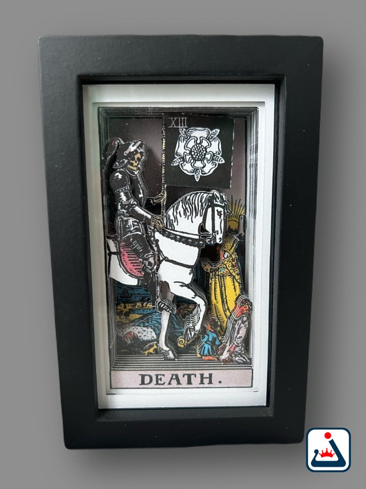 Death – 3D Tarot Shadow Box Art product image (1)