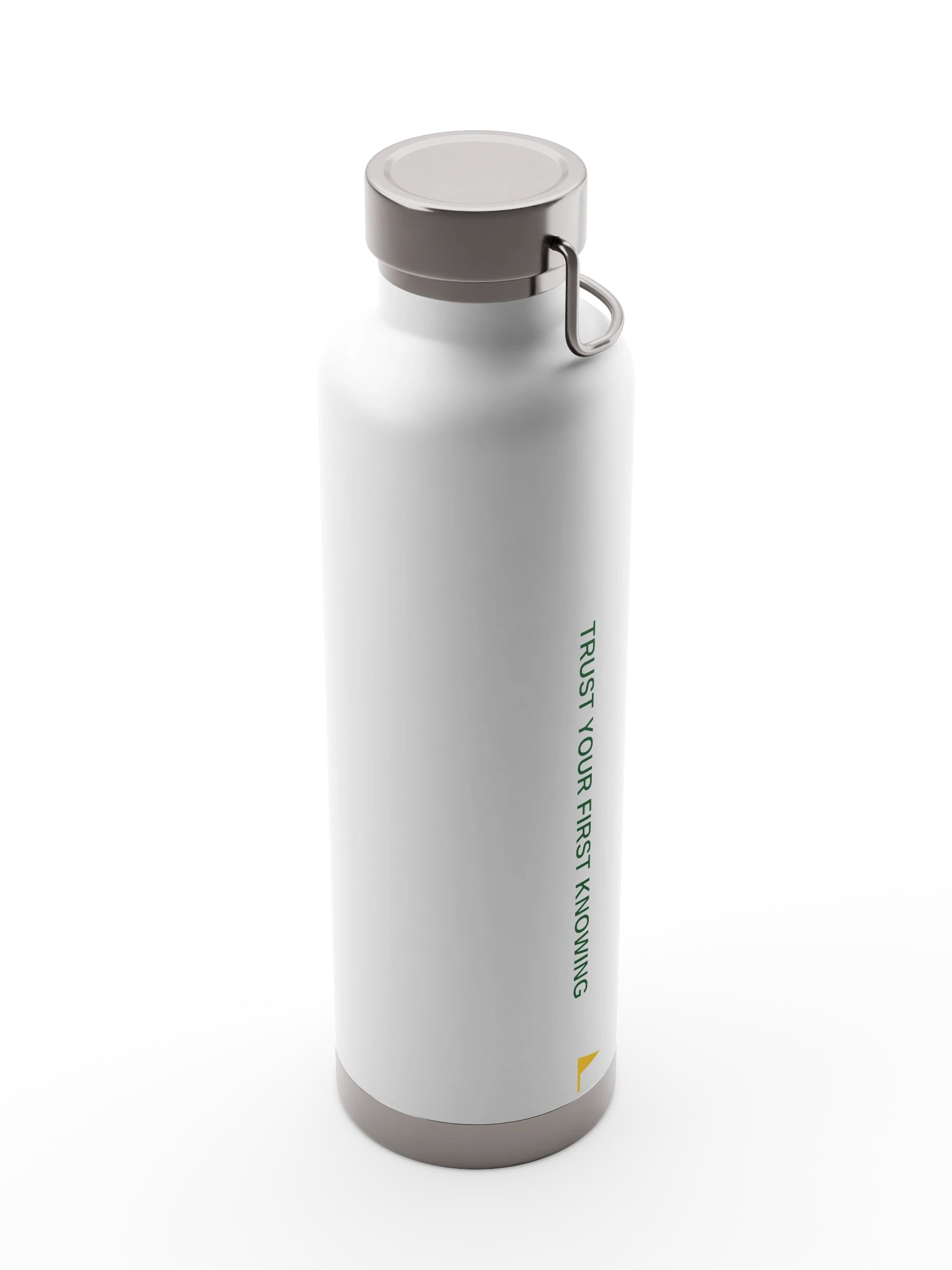 Trust Your First Knowing Water Bottle - White product image (6)