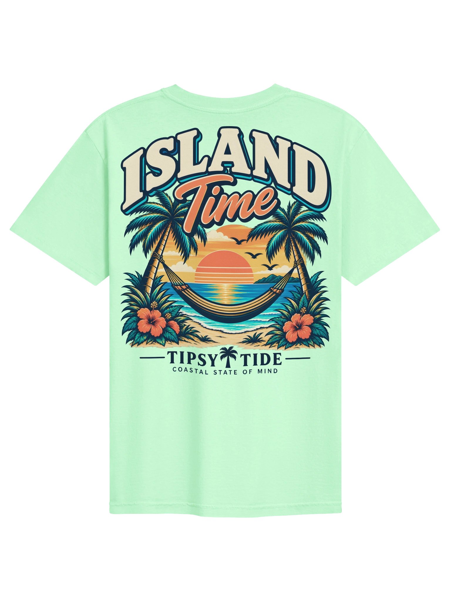 Island Time Tee (Back) product image (1)