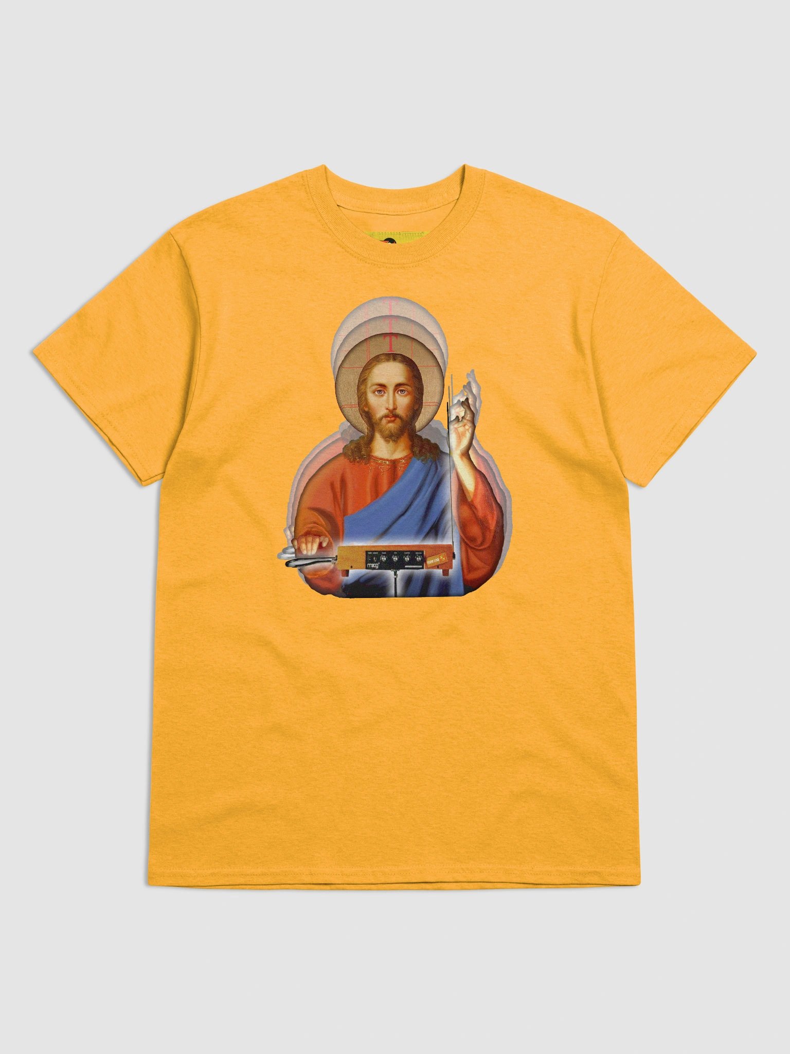 The Holy Theremin by Frank Fonik, Techno EDM Unisex t-shirt product image (5)