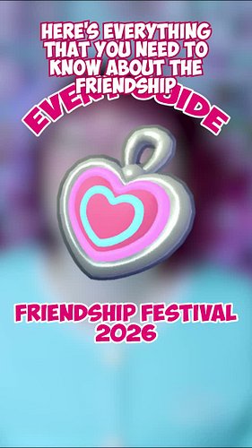 The friendship Festival 2026 will have no secrets for you!⁠
⁠
This is everything you have to do in the friendship festival 20...