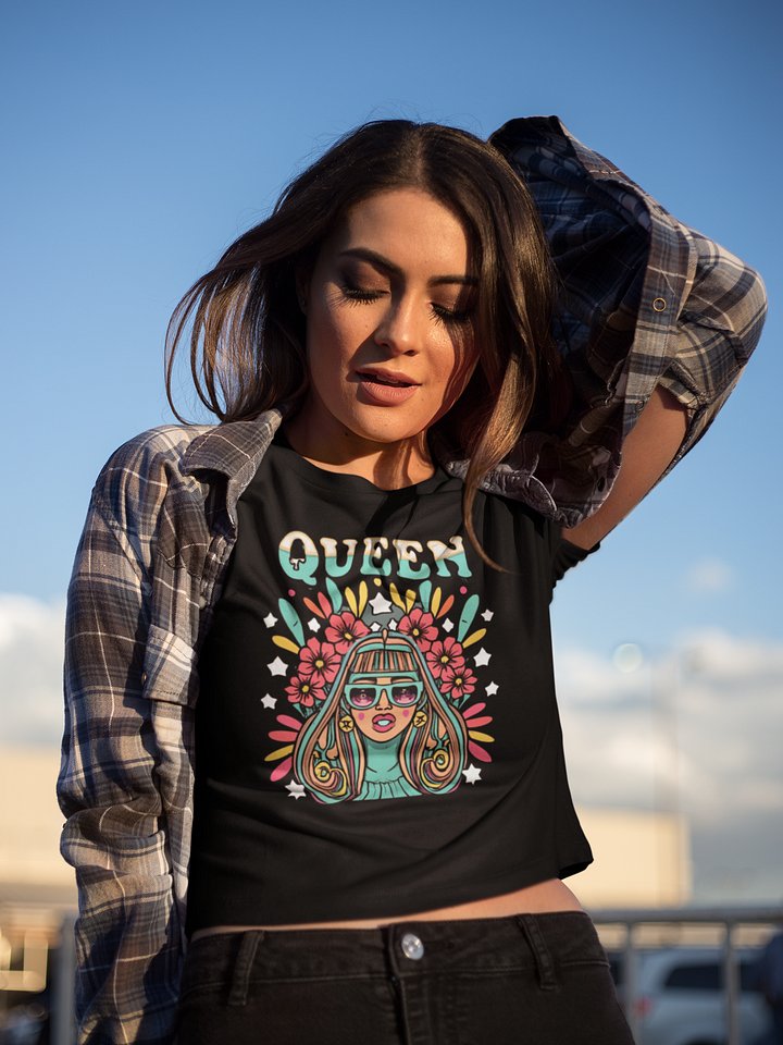 Queen Sheeba Womans Cropped Tee product image (1)
