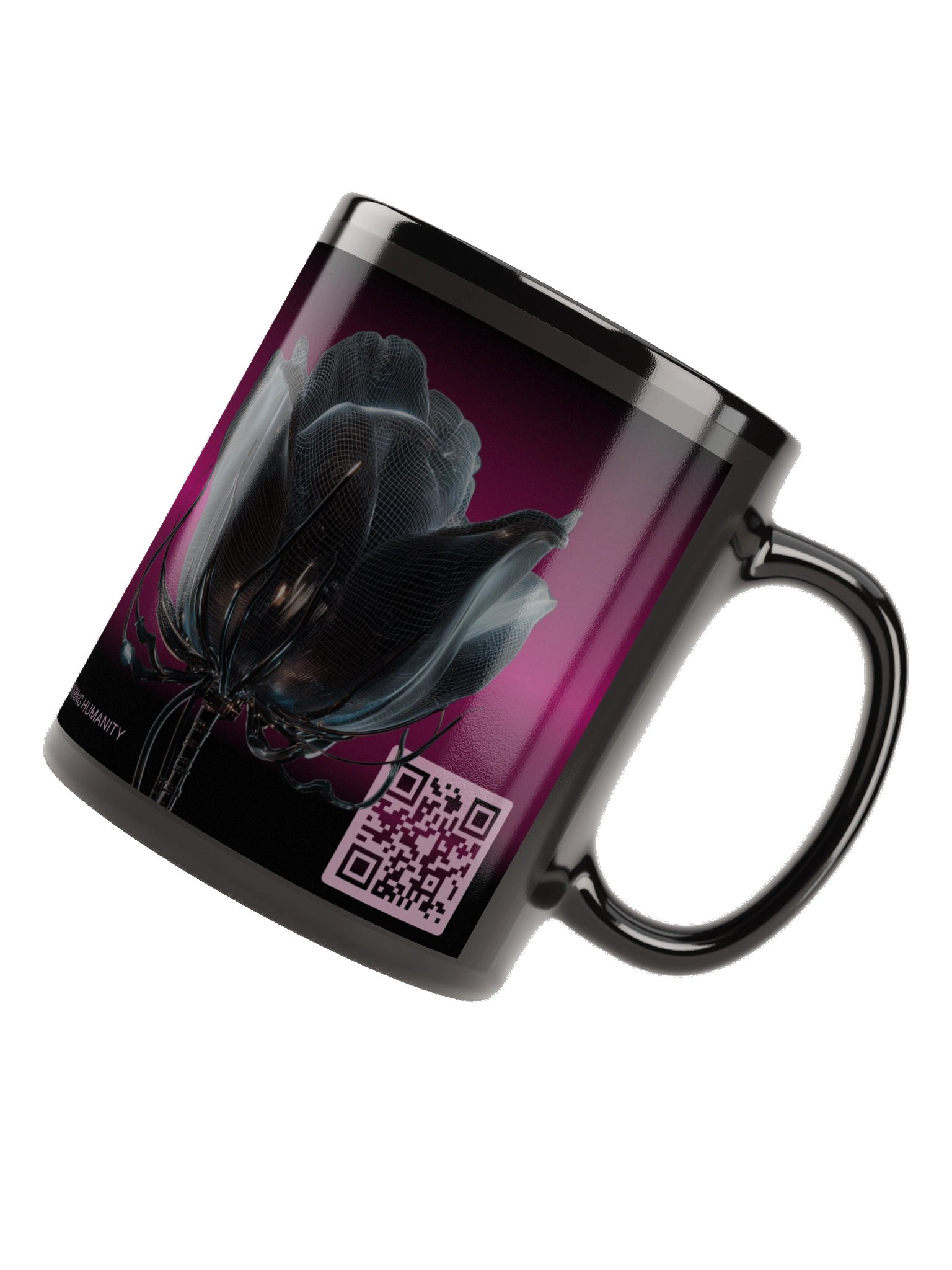 Rendering Humanity, Black Glossy Mug + Daily Poetry Experience [AUDIO] product image (10)