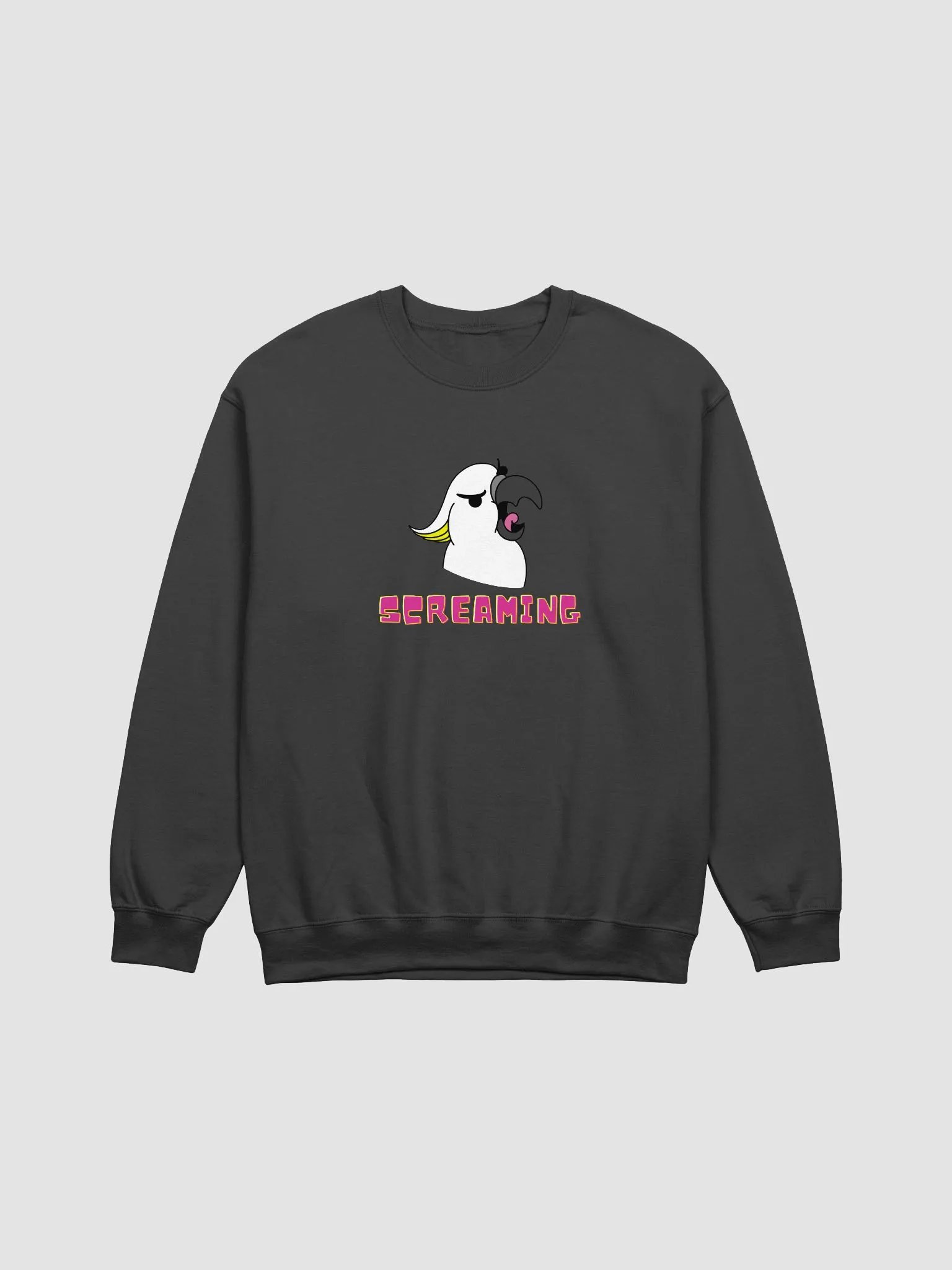 Screaming Cockatoo Crewneck Sweatshirt Multicolor product image (1)