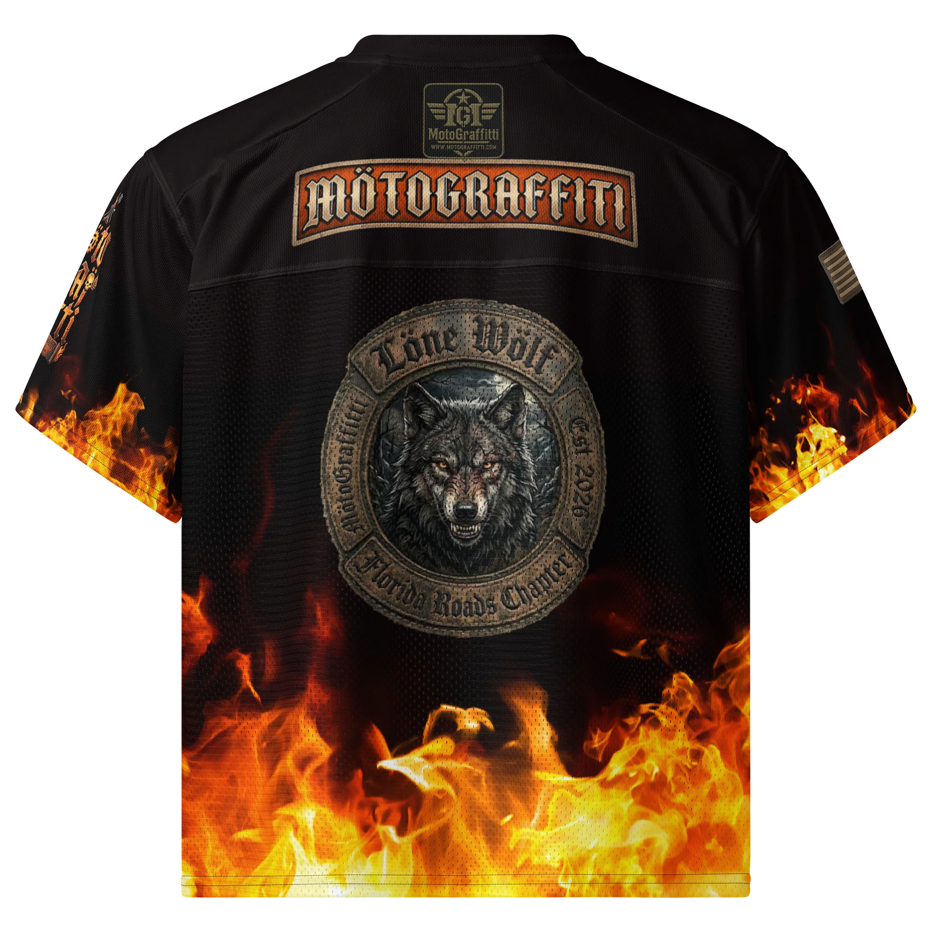 MötoGraffitti Löne Wölf Football Jersey product image (2)