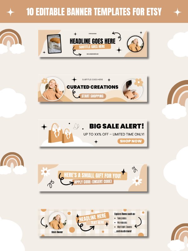 Cute MRR/PLR Branding Kit for Etsy product image (5)