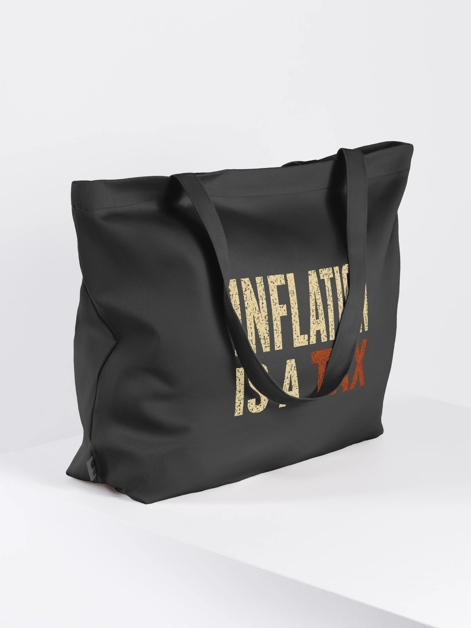 Inflation Is A Tax Cotton Tote product image (4)