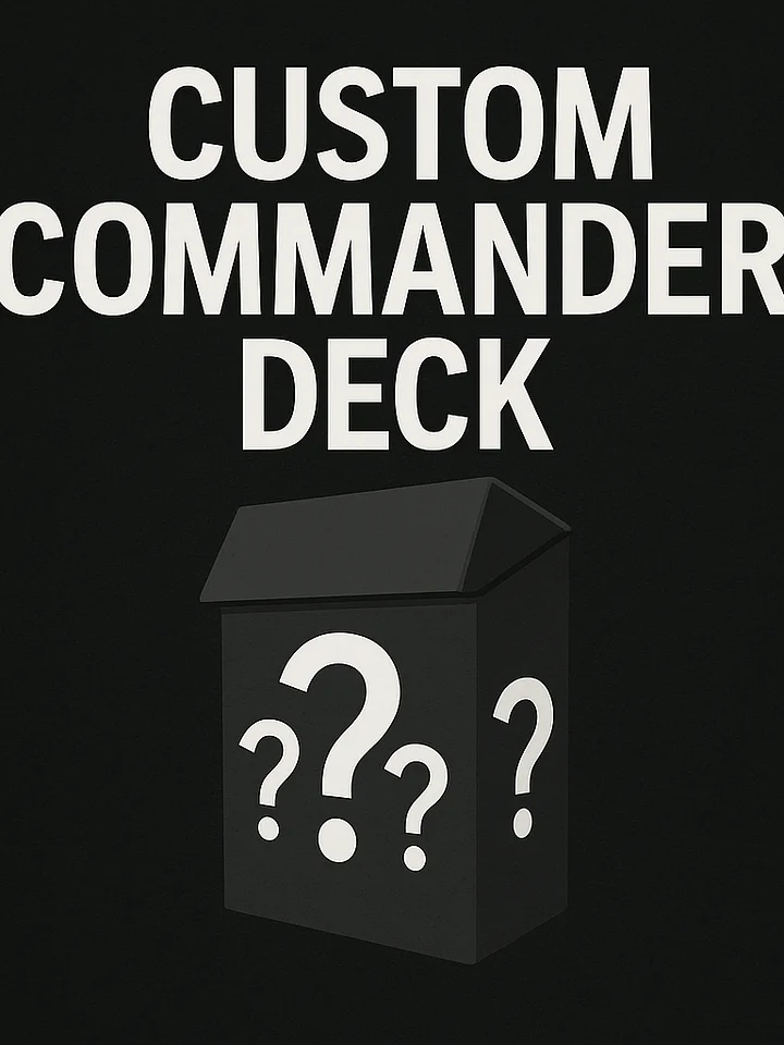 Personalized Custom Commander Deck product image (1)