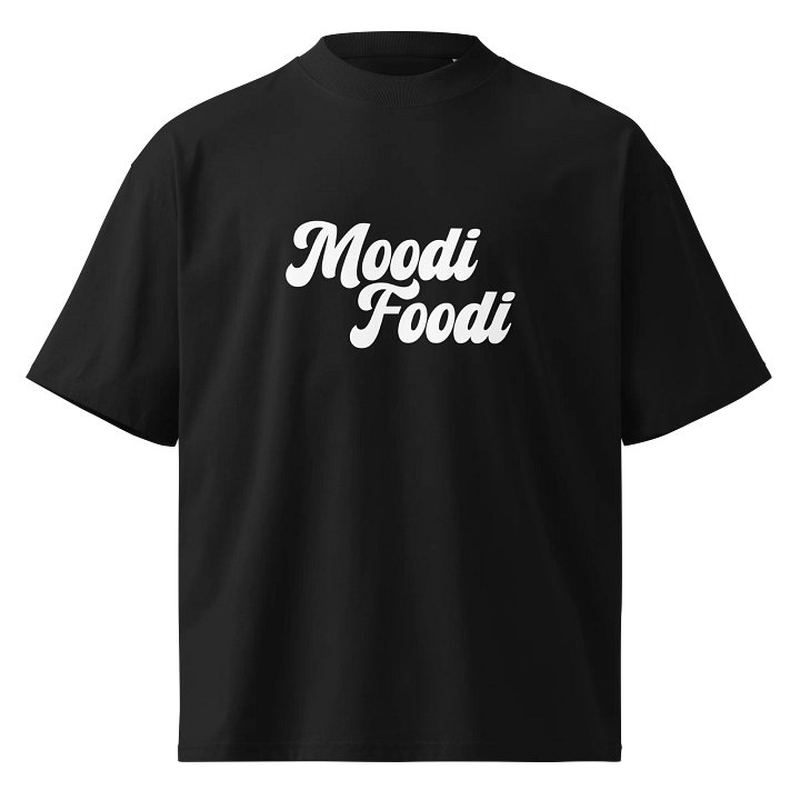 Moodi Foodi Originals – Organic Oversized Tee – Natural Feel - Mayo product image (1)
