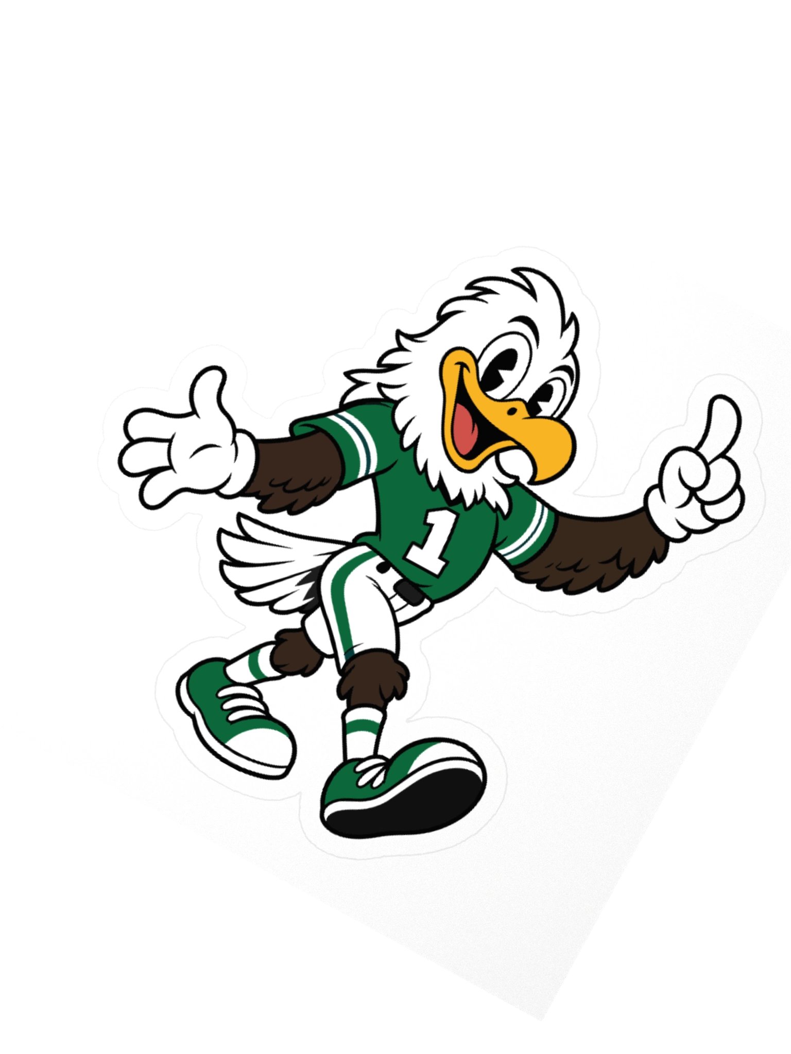 The Original Rubber Hose Philly Eagle Sticker product image (5)