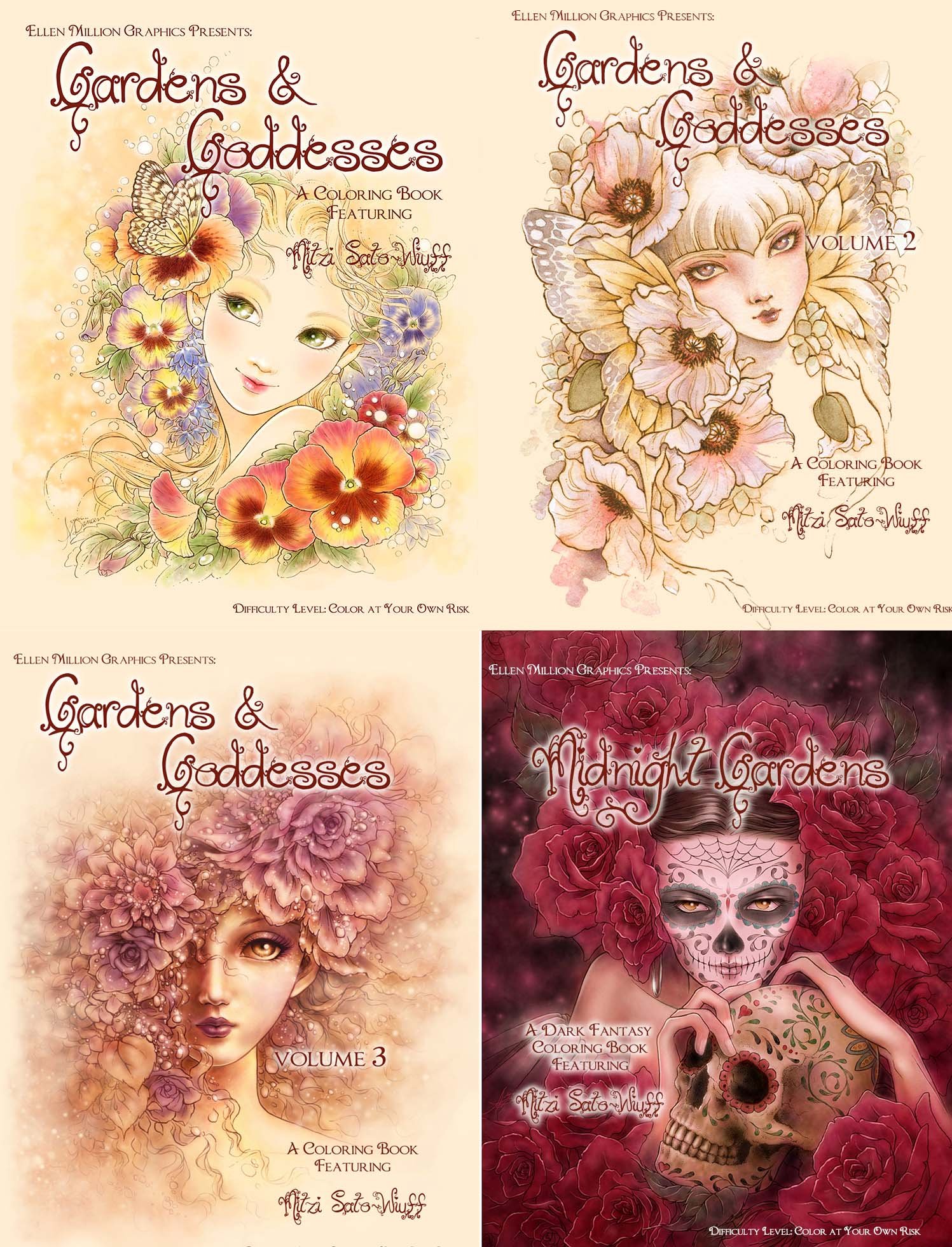 Gardens and Goddesses - Coloring Books by Mitzi Sato-Wiuff product image (1)
