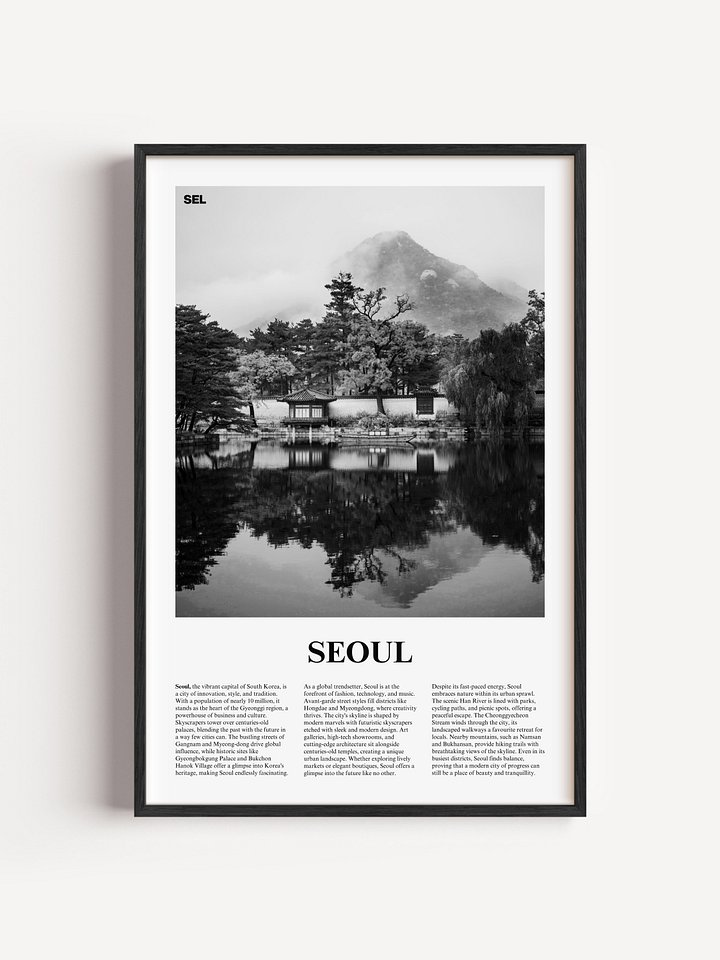 Seoul 03 Newspaper Poster product image (1)