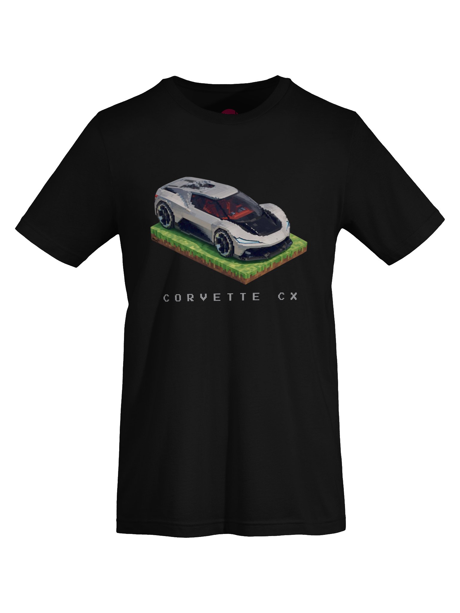 Silver Corvette CX Concept Shirt (Pixel, Retro, Minecraft) product image (55)