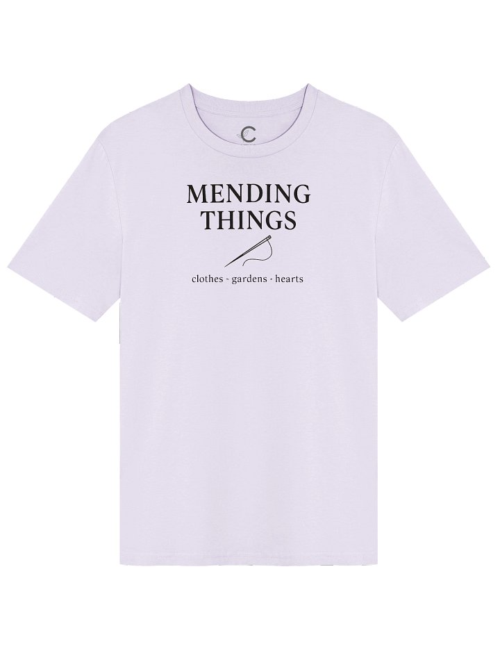 Heritage Goods: "Mending Things" Organic T-Shirt product image (2)