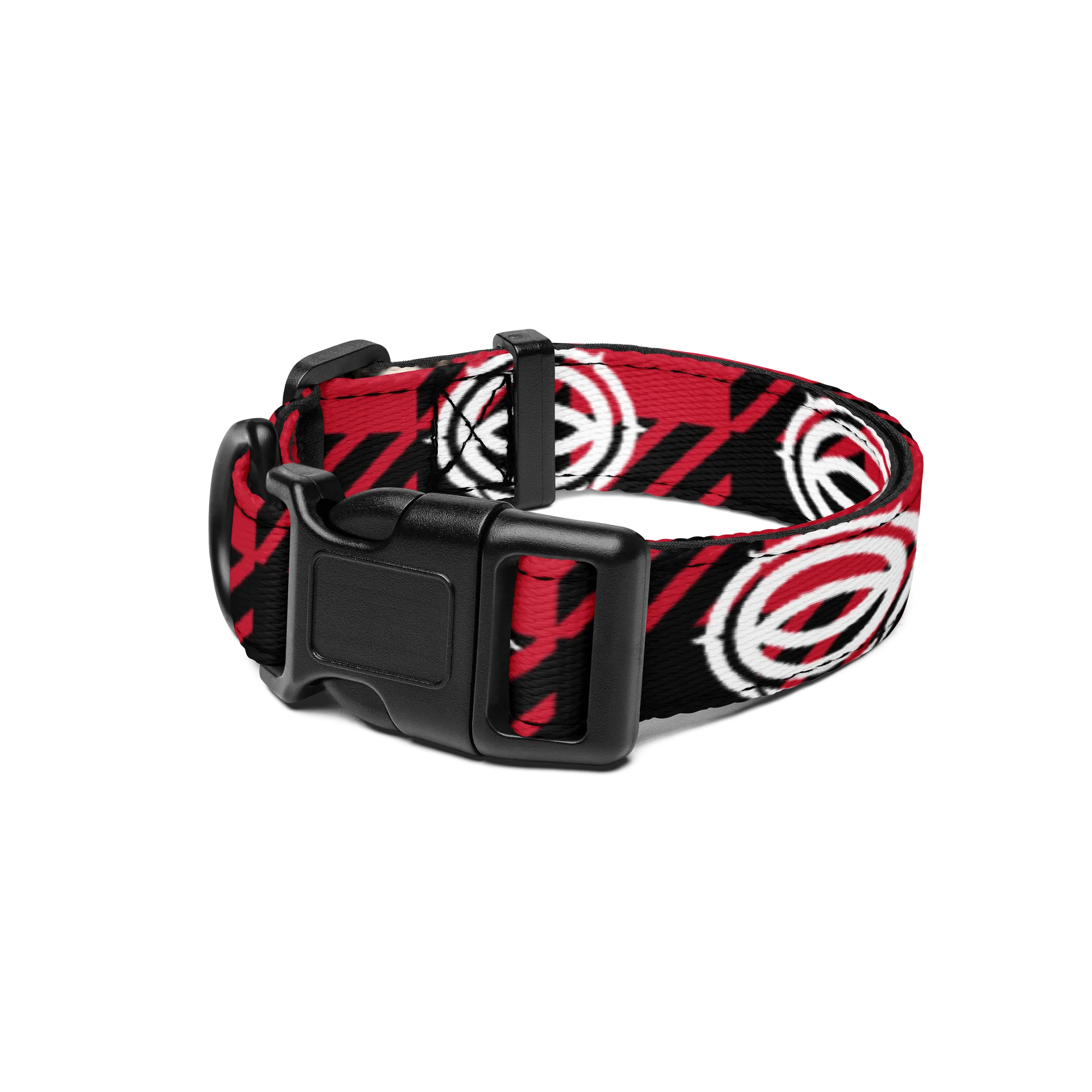 Red Obey Custom Pet Collar product image (1)