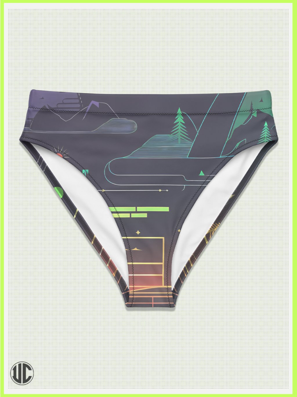 UnkoCon – Neon Horizon Bikini Bottom product image (1)