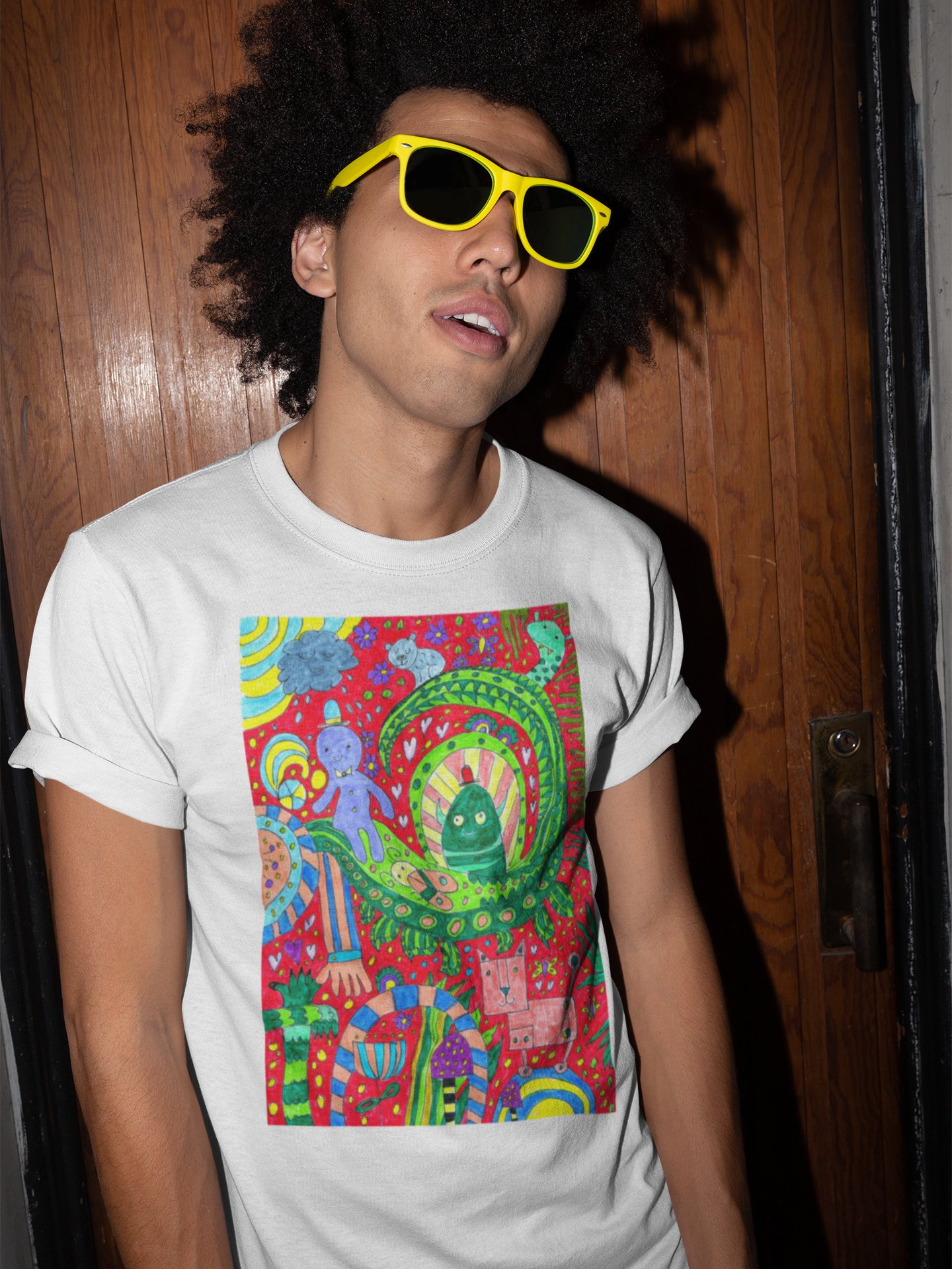 Abstract Doodles Imagination Tee product image (2)