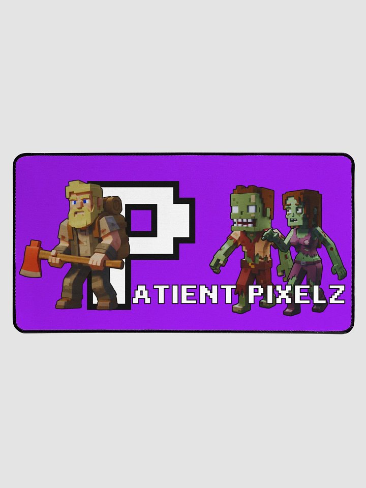 Patient PixelZ P Logo Desk Mat (Purple) product image (1)