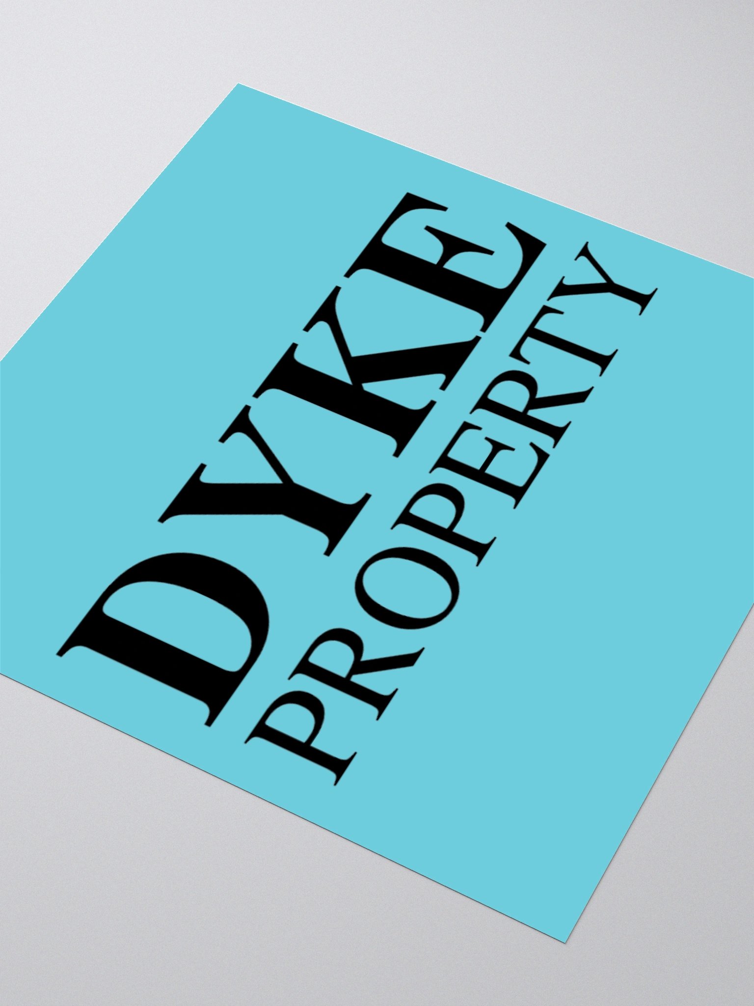 DYKE PROPERTY STICKER product image (3)