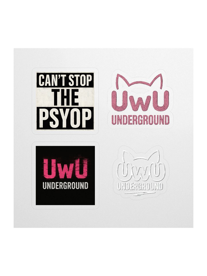 UwU Underground - Lappie Stickers product image (1)