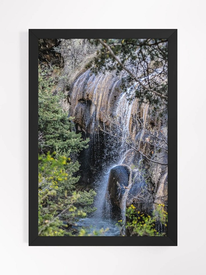 Print fine art - Hidden Oasis – Cascade de Costeplane, Lauzet-Ubaye product image (1)