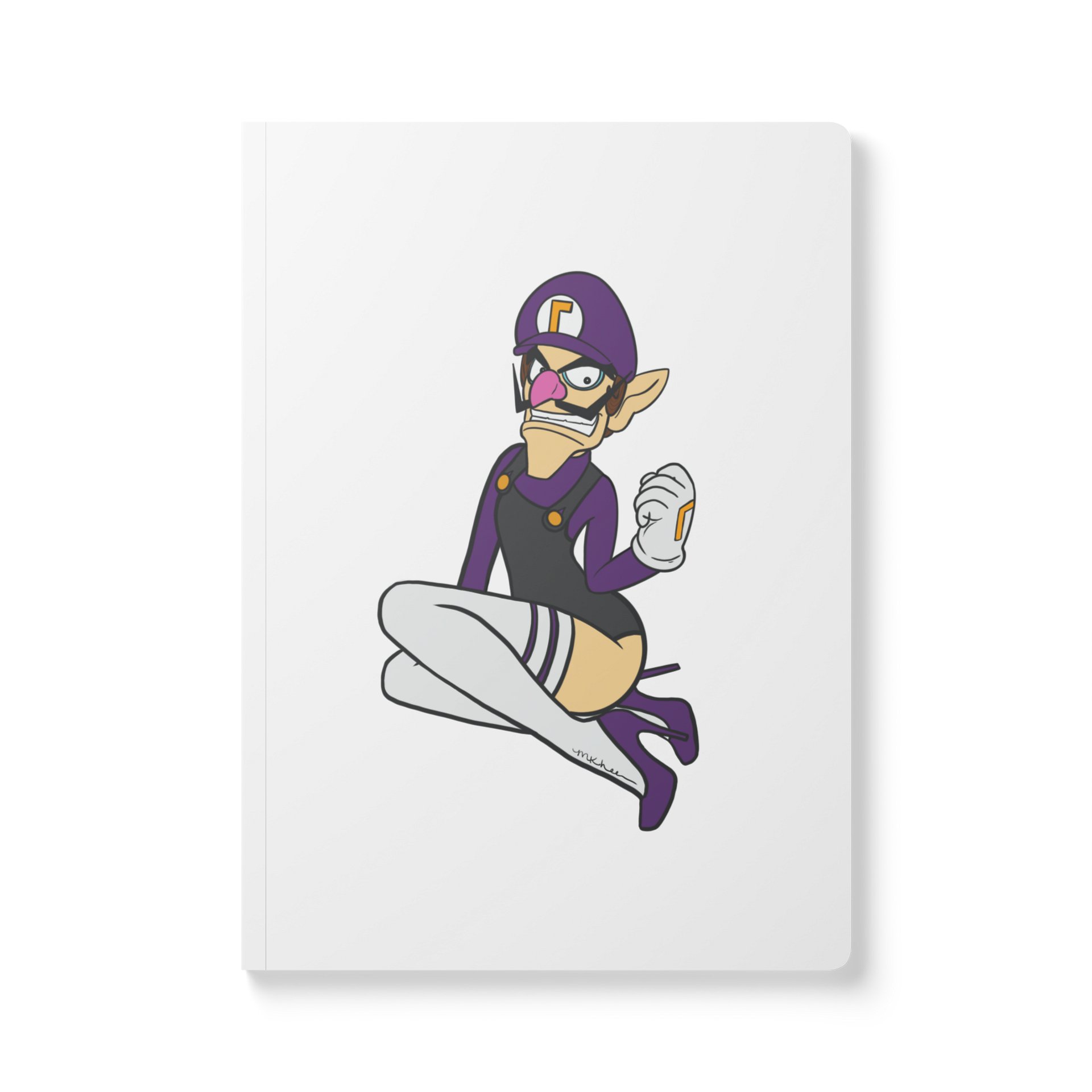 Pinup Waluigi Softcover Journal product image (1)