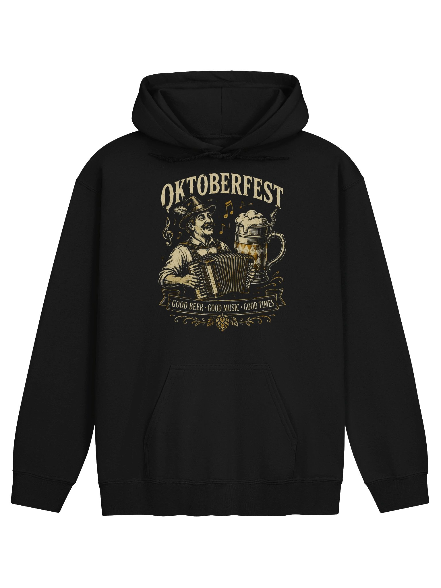Oktoberfest Good Beer Good Music Vintage Hoodie product image (9)